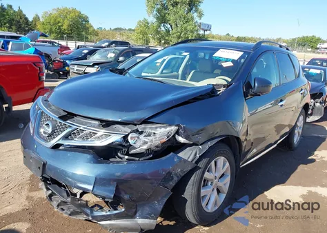 2012 Nissan Murano Sl из США, поврежденный, VIN JN8AZ1MUXCW107544